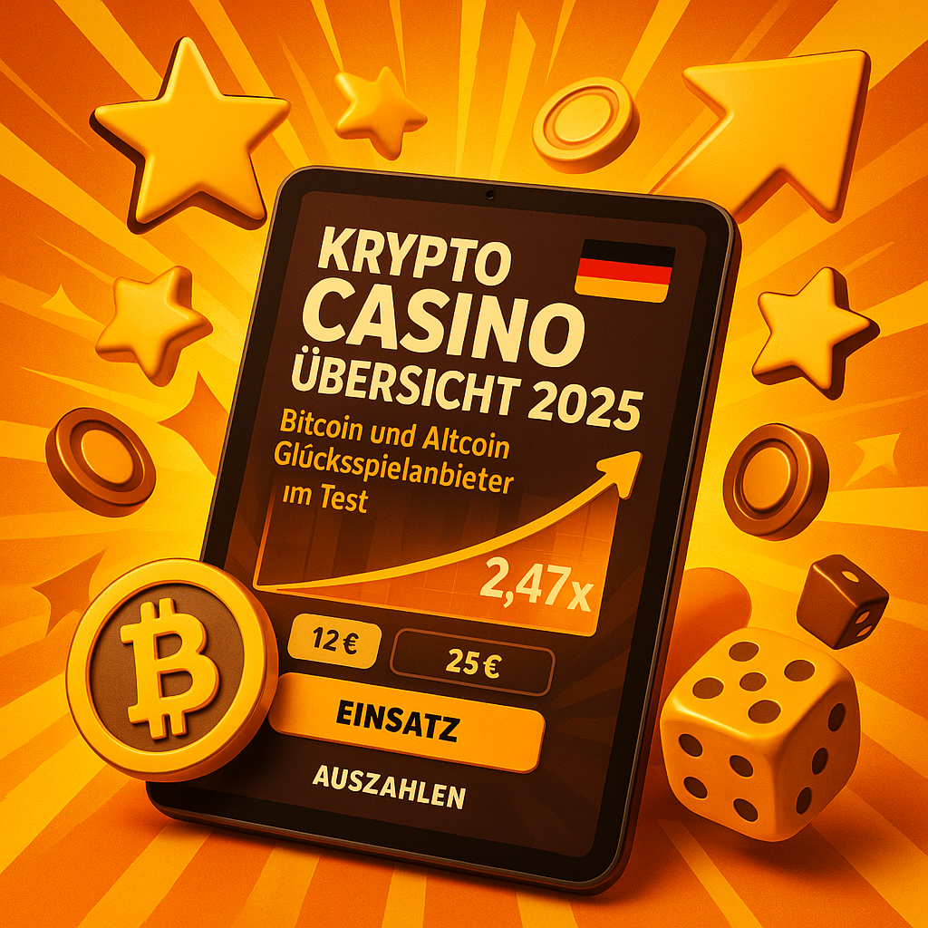 Krypto Casino Übersicht 2025: Bitcoin und Altcoin Glücksspielanbieter im Test